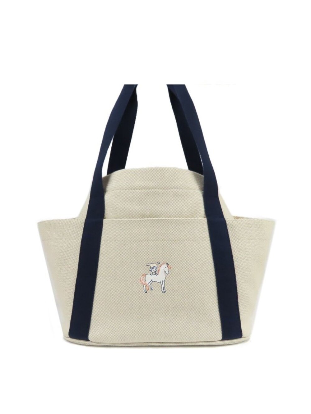 Hermes Cabriole Gray Perlee Silver Toile H Diaper Tote Bag